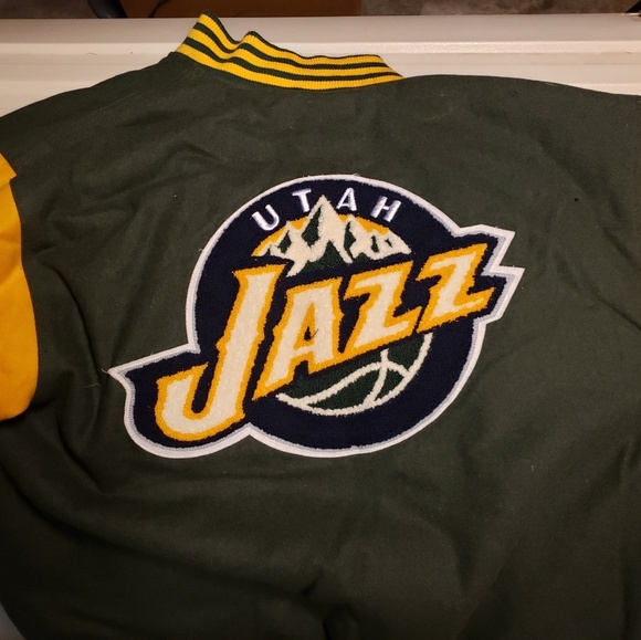 Utah Jazz Letterman Jacket - Picture 2 of 3